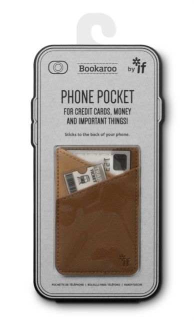 Bookaroo Phone Pocket - Brown 5035393405021 (General merchandise)