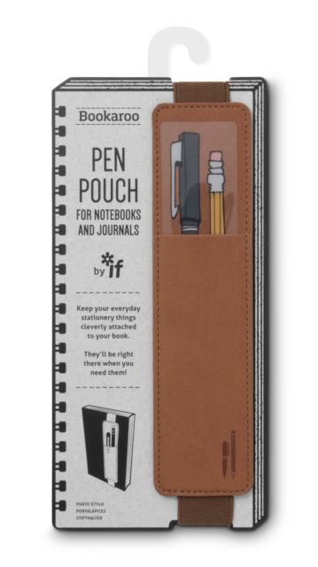 Bookaroo Pen Pouch - Brown 5035393407025 (General merchandise)