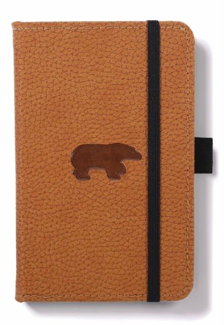 Dingbats A6 Pocket Wildlife Brown Bear Notebook - Lined 5285003137099