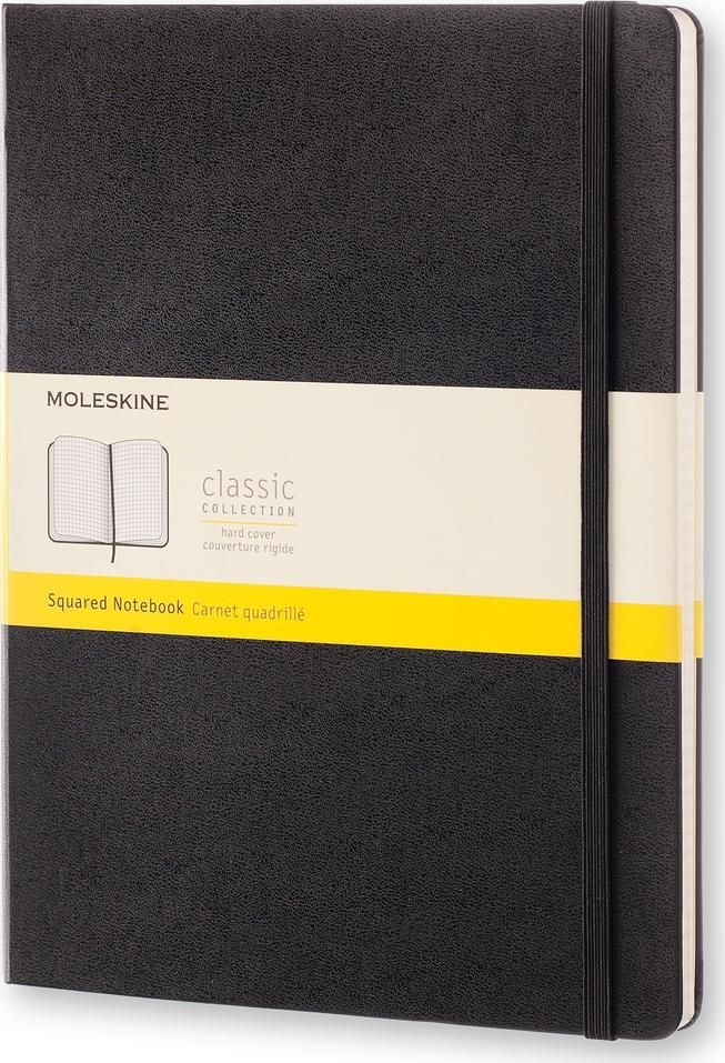 Moleskine Extra Large Squared Notebook Hard Black 8051272895292
