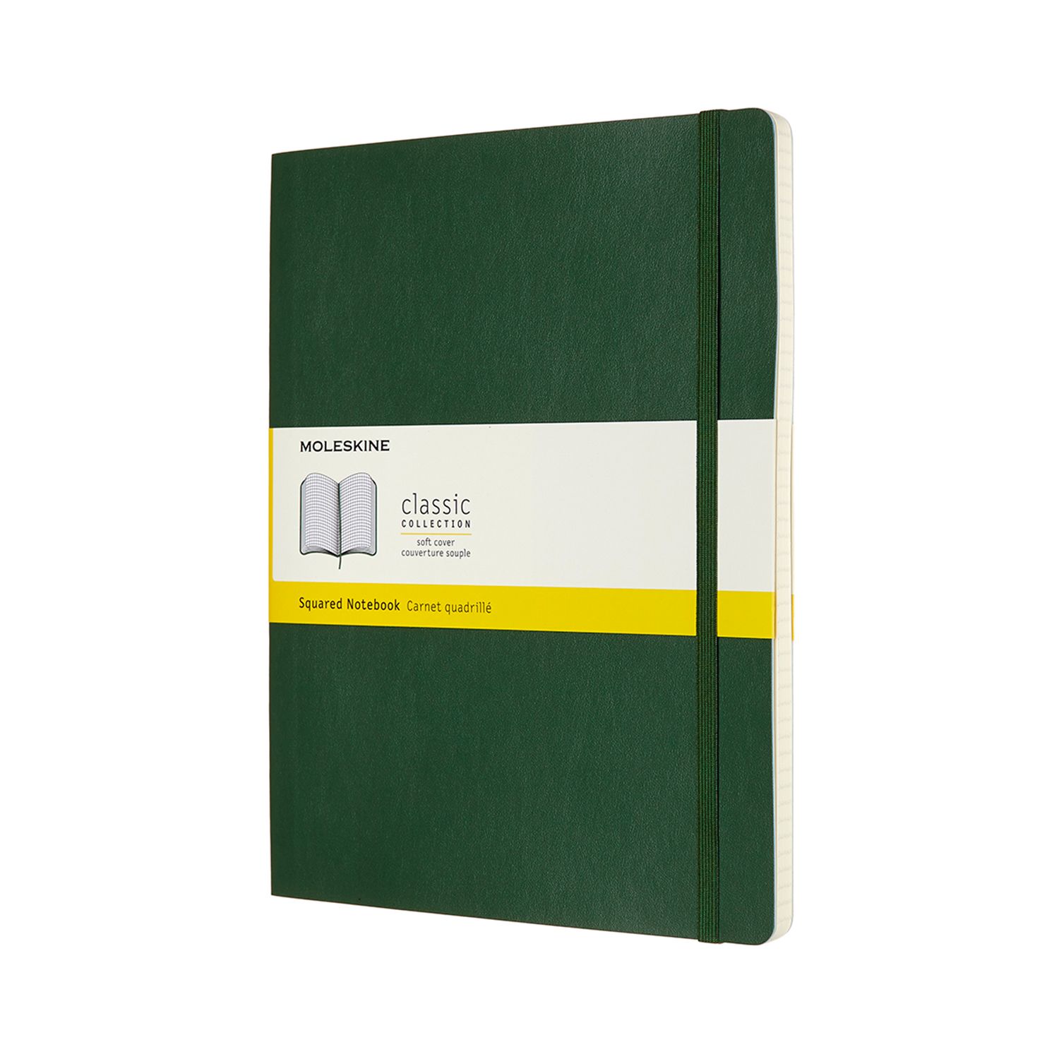 Moleskine Extra Large Squared Softcover Notebook: Myrtle Green