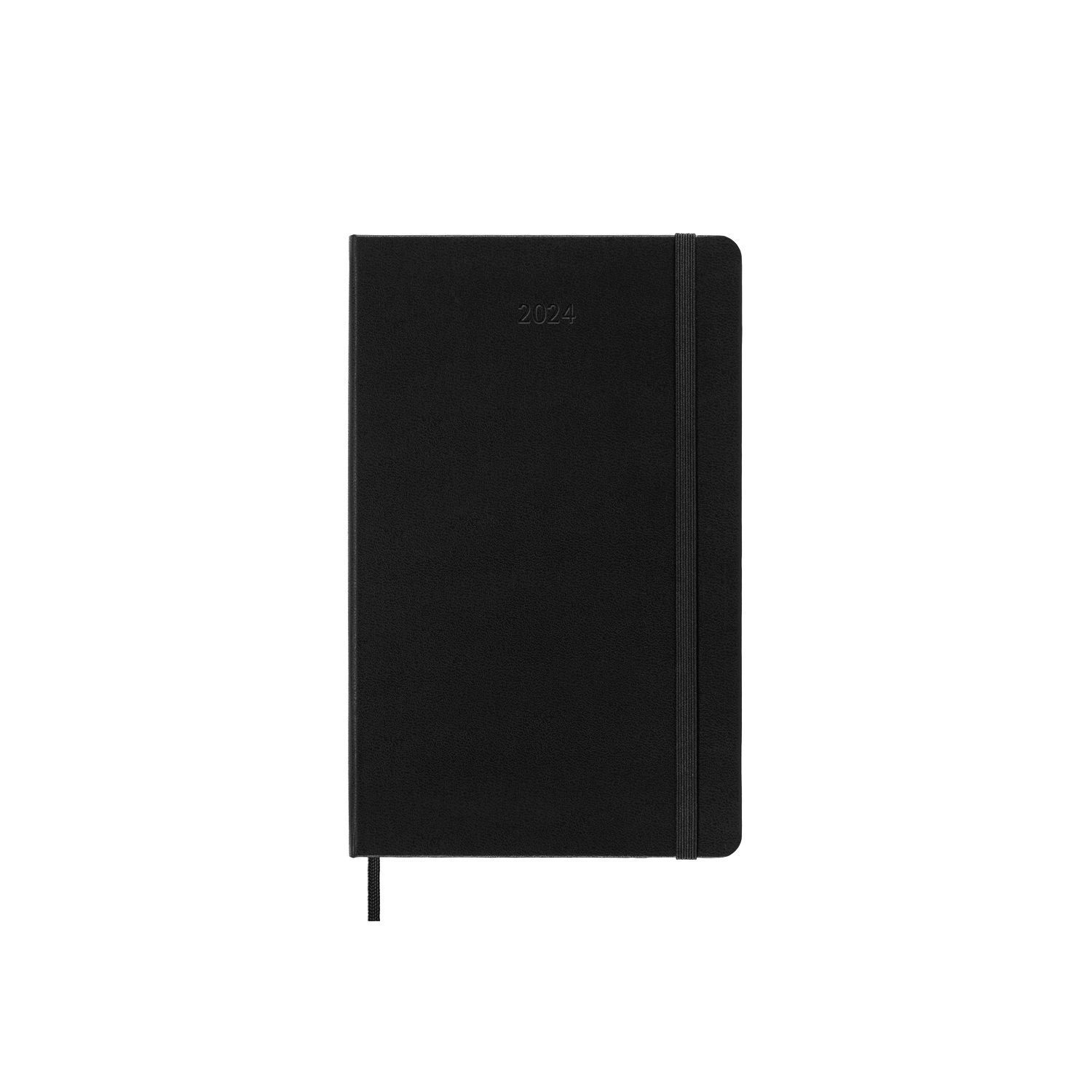 Moleskine 2024 12-Month Weekly Large Hardcover Notebook: Black (Diary)