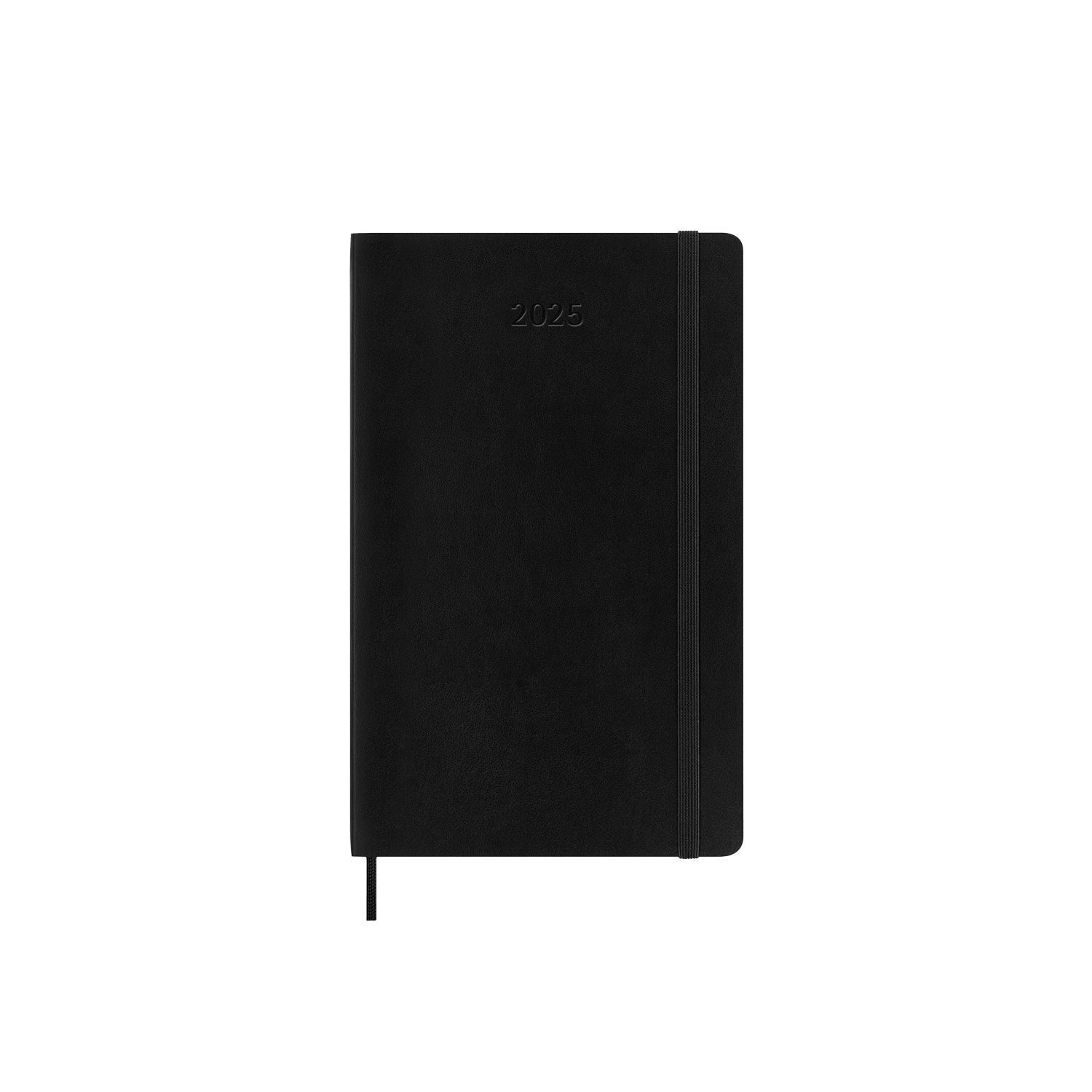 Moleskine 2025 12-Month Weekly Horizontal Large Softcover Notebook: Black
