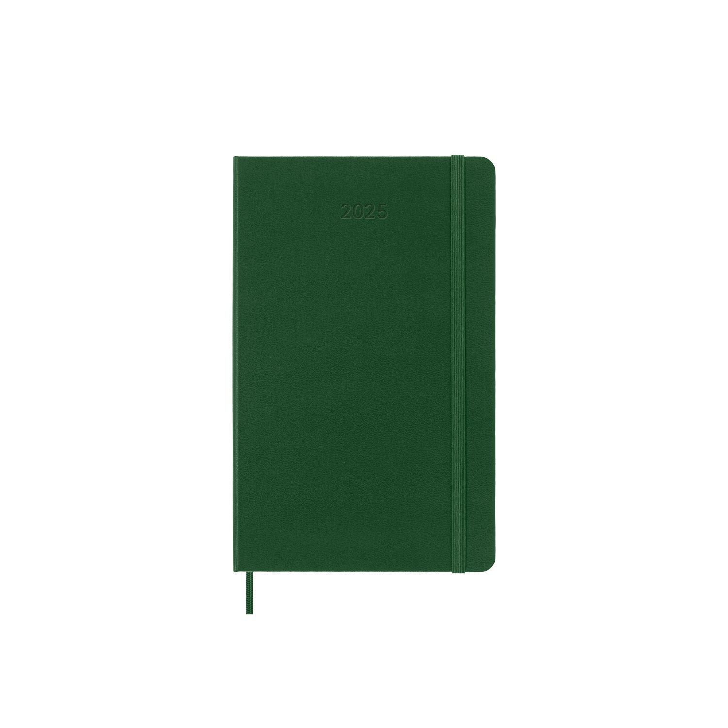Moleskine 2025 12-Month Weekly Large Hardcover Notebook: Myrtle Green