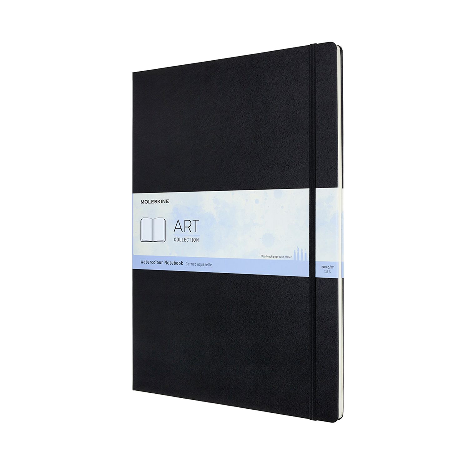 Moleskine Art A3 Watercolour Notebook: Black By Moleskine