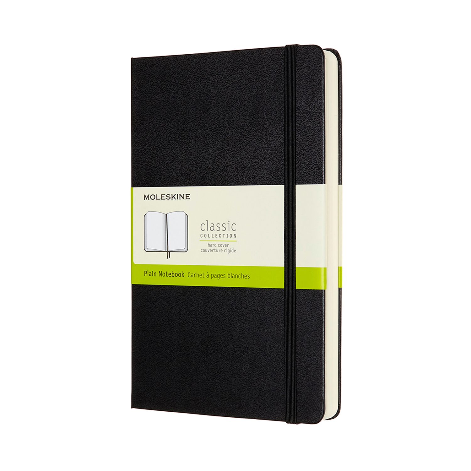 Moleskine Expanded Large Plain Hardcover Notebook: Black By Moleskine