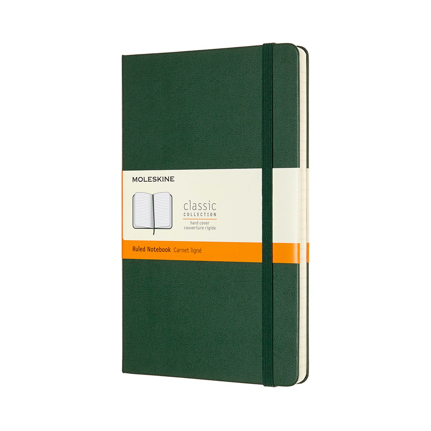 Moleskine Large Ruled Hardcover Notebook: Myrtle Green By Moleskine