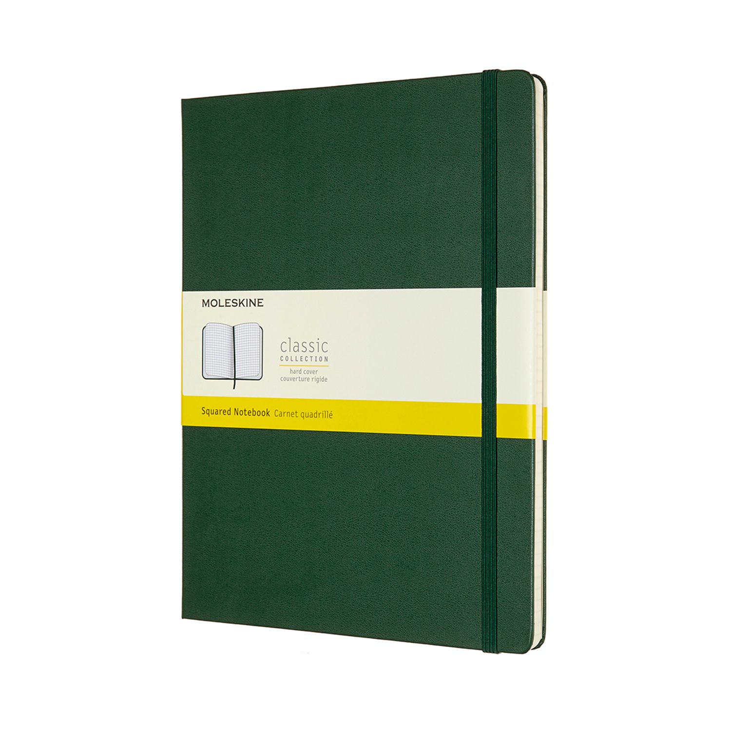 Moleskine Extra Large Squared Hardcover Notebook: Myrtle Green
