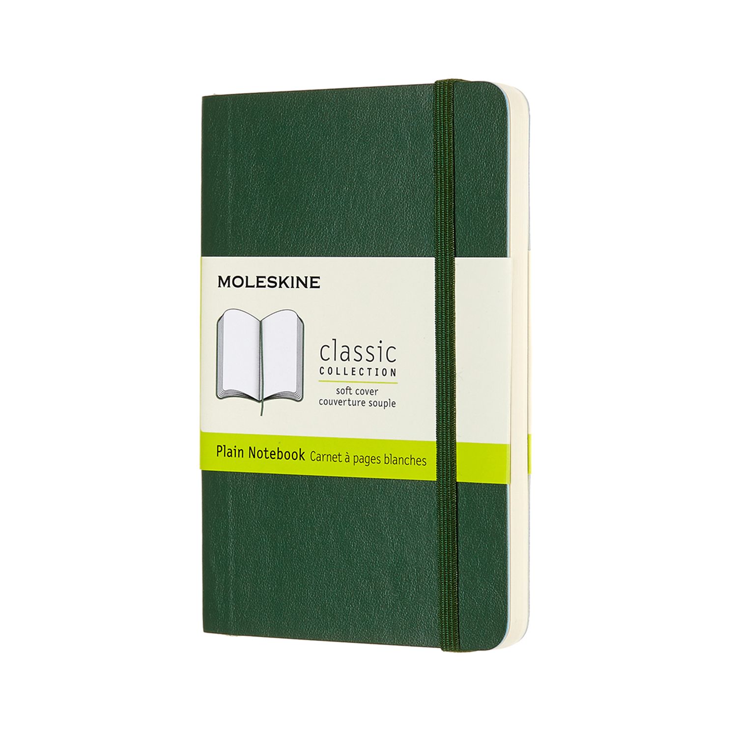 Moleskine Pocket Plain Softcover Notebook: Myrtle Green By Moleskine