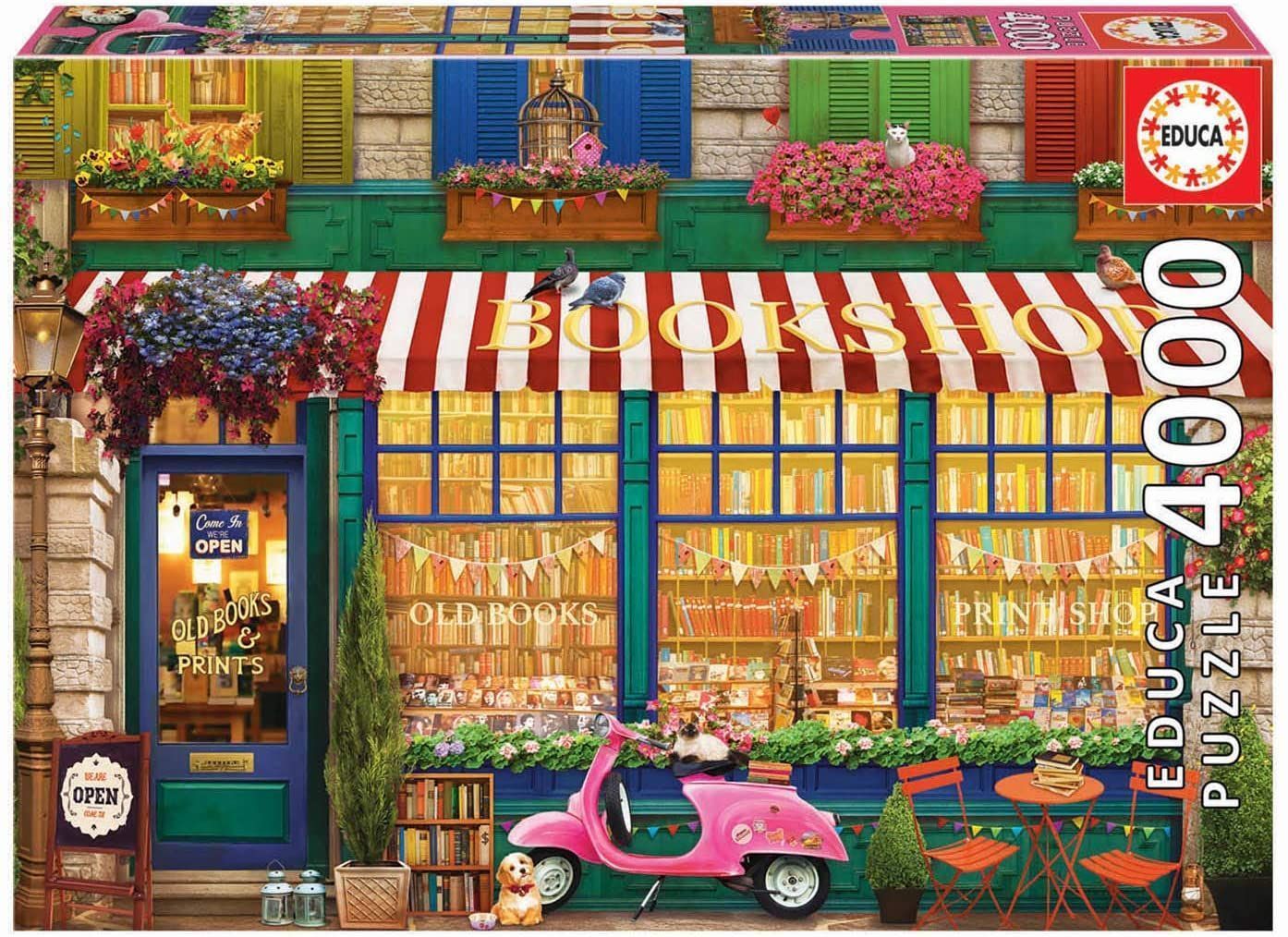 Vintage Bookshop 4000pc Jigsaw Puzzle 8412668185821 (Game)