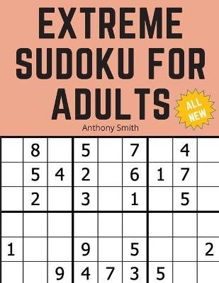 3*3 Sudoku Extreme For Adults By Anthony Smith 9780001621640