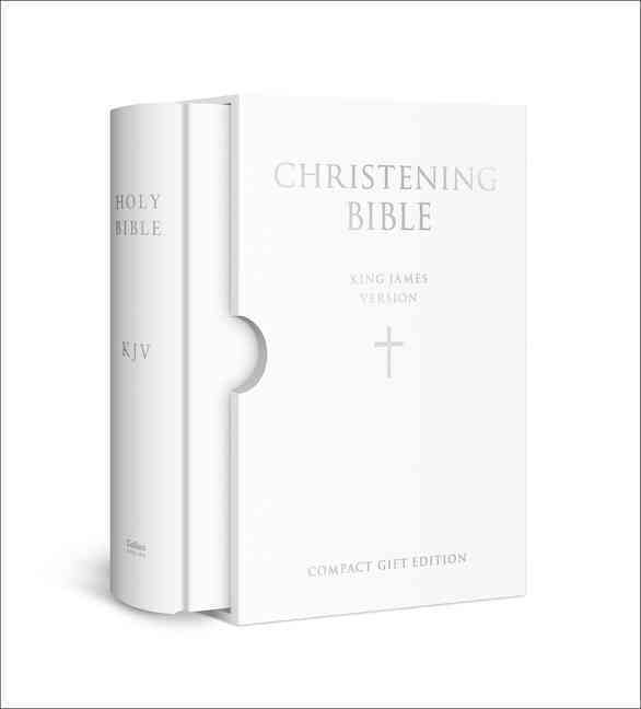 King James Version Standard Christening Gift Bible By Collins UK