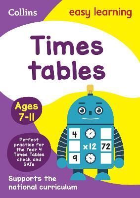 Tmes Tables. Ages 7-11 By Collins Easy Learning 9780008134402
