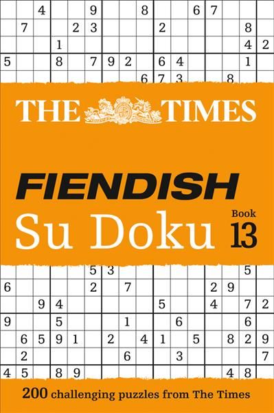 The Times Fiendish Su Doku Book 13 By The Times Mind Games (Paperback)