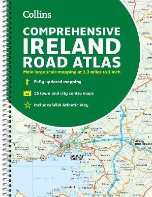 Comprehensive Road Atlas Ireland By Collins Maps 9780008412814
