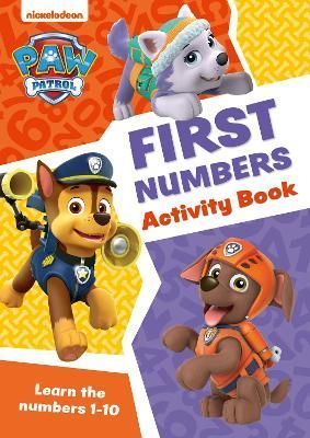 PAW Patrol First Numbers Activity Book By Collins Preschool
