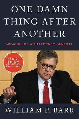 One Damn Thing After Another By William P Barr 9780063268937