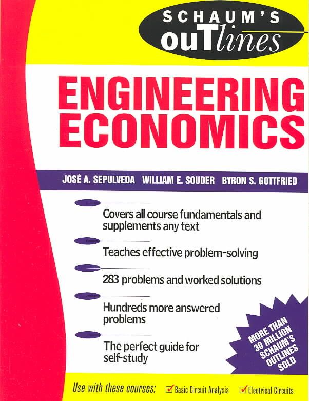 Schaum's Outline of Theory and Problems of Engineering Economics