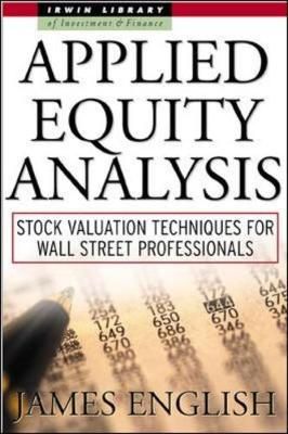 Applied Equity Analysis By James R. English 9780071360517 (Hardback)