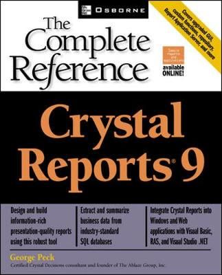 Crystal Reports 9 By George Peck 9780072225198 (Paperback)