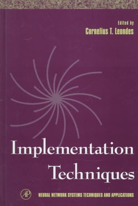 Implementation Techniques By Cornelius T. Leondes 9780124438637