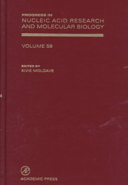 Progress in Nucleic Acid Research and Molecular Biology 9780125400589