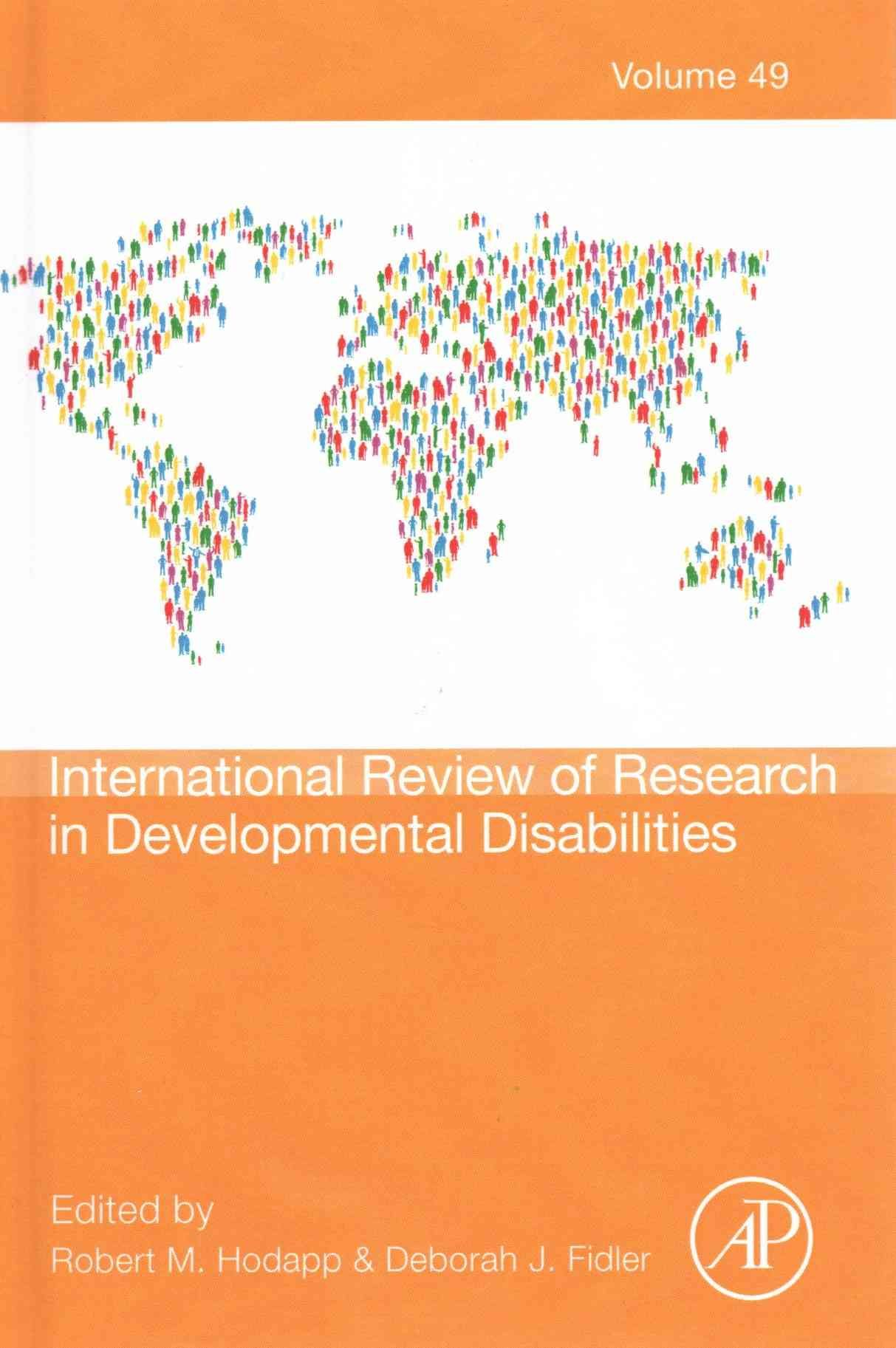 International Review of Research in Developmental Disabilities