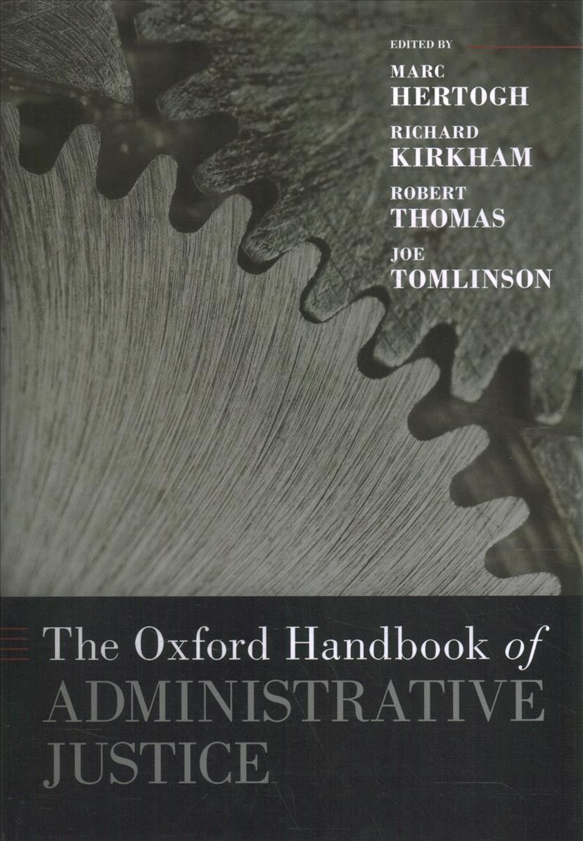 The Oxford Handbook of Administrative Justice 9780190903084 (Hardback)