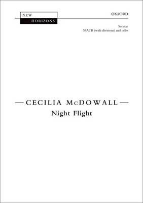 Night Flight By Cecilia McDowall (composer) 9780193408227