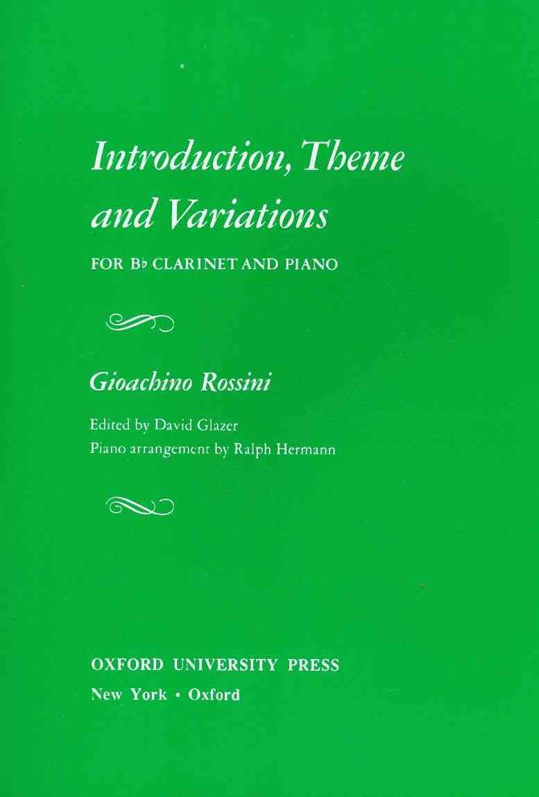 Introduction, Theme, and Variations 9780193852631 (Sheet music)