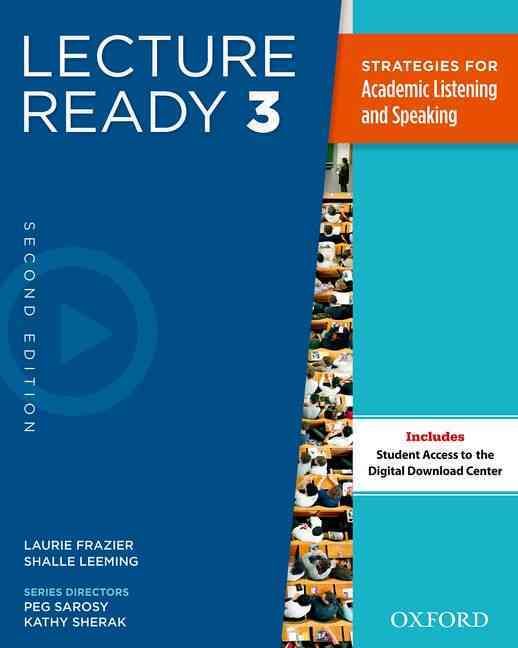 Lecture Ready. 3 By Laurie Frazier, Shalle Leeming 9780194417297