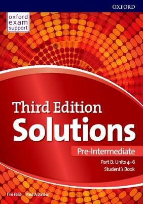 Solutions Pre-Intermediate By Paul A. Davies, Tim Falla 9780194563888