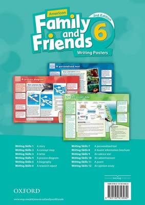 American Family and Friends Level Six Writing Posters 9780194816960