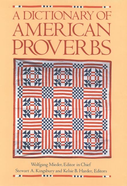 A Dictionary of American Proverbs 9780195053999 (Hardback)