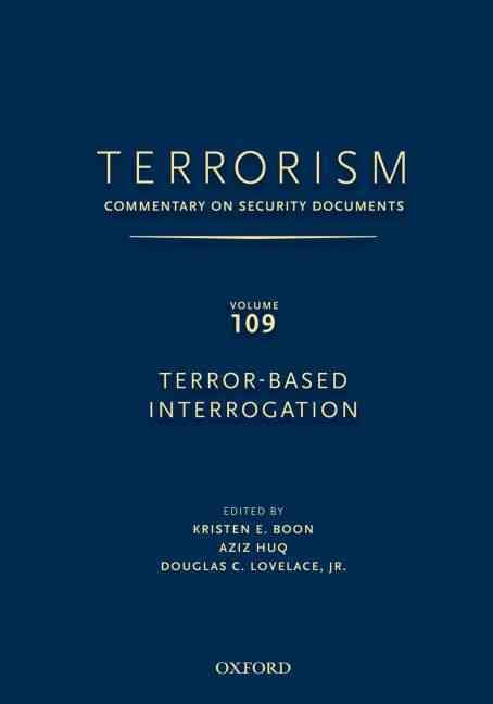 TERRORISM: Commentary on Security Documents Volume 109 9780195398144