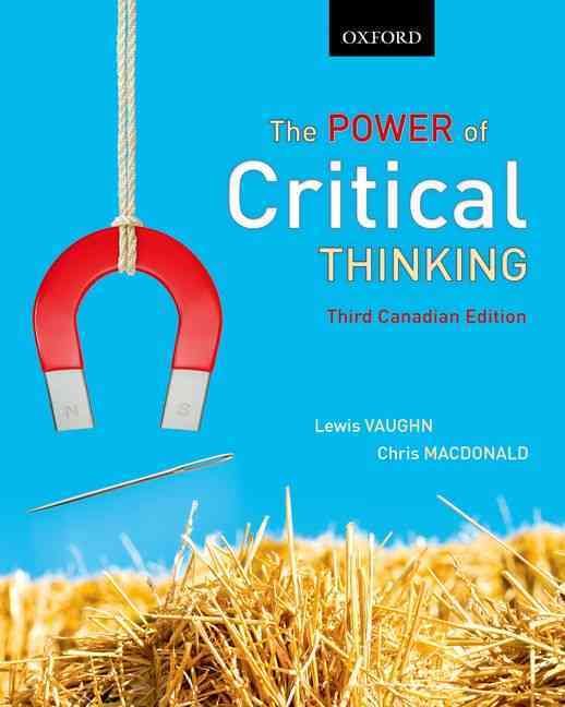 Power of Critical Thinking 3Ce Pa By MR Lewis Vaughn 9780195447538