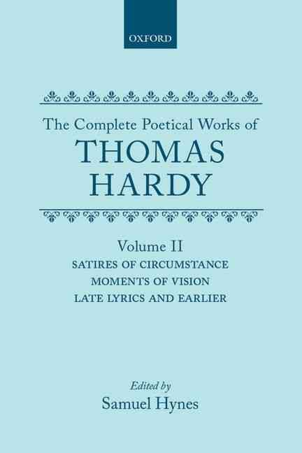 The Complete Poetical Works of Thomas Hardy 9780198127833 (Hardback)