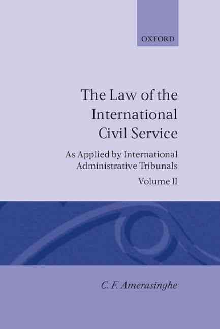 The Law of the International Civil Service 9780198258803 (Hardback)
