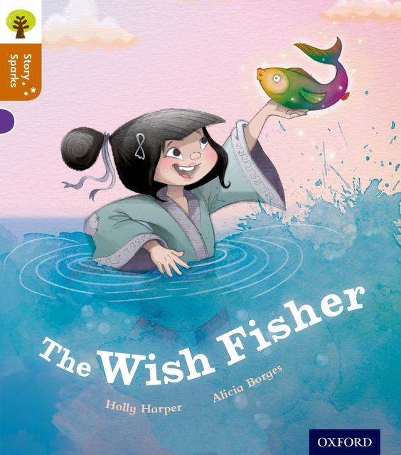 The Wish Fisher By Holly Harper (author), Alicia Borges (illustrator)