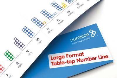Numicon: Large Format Table Top Number Line By Oxford University Press