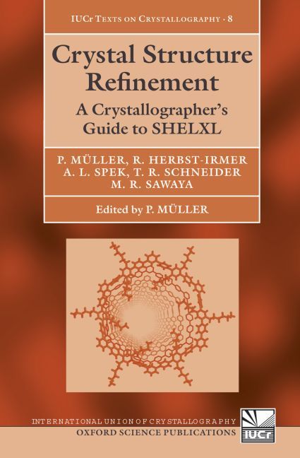 Crystal Structure Refinement By Peter Müller 9780198570769 (Hardback)
