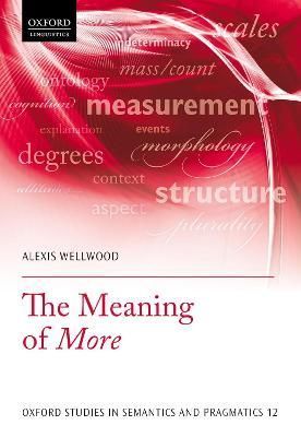 The Meaning of More By Alexis Wellwood 9780198804659 (Hardback)