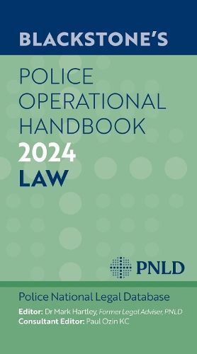 Blackstone's Police Operational Handbook 2024 9780198902195
