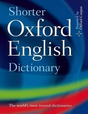 Shorter Oxford English Dictionary By Oxford Languages 9780199206872