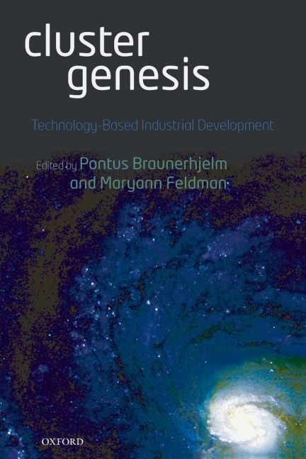 Cluster Genesis By Pontus Braunerhjelm, Maryann P. Feldman (Paperback)