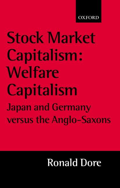 Stock Market Capitalism By Ronald Dore 9780199240616 (Paperback)