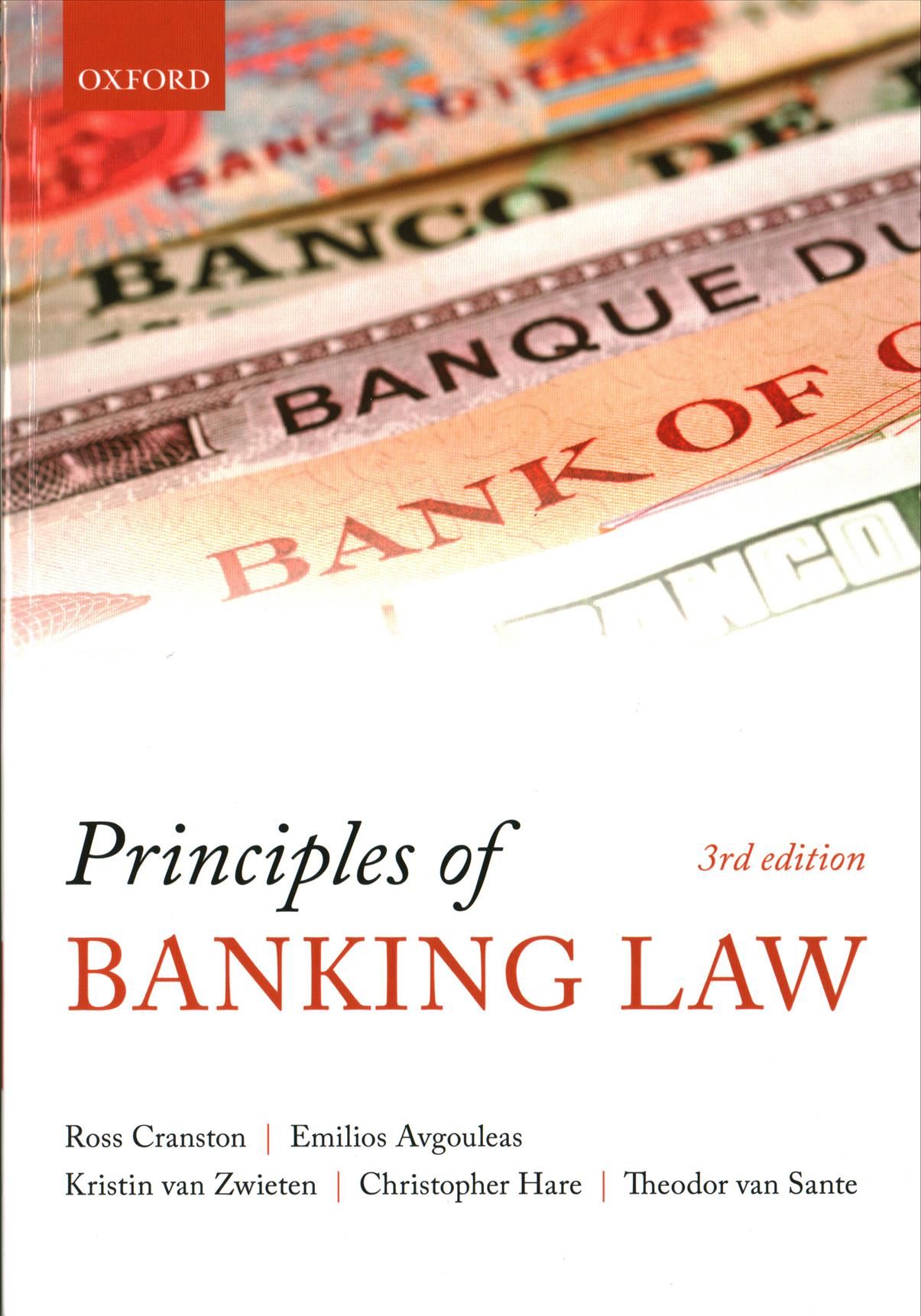 Principles of Banking Law 9780199276080 (Paperback)