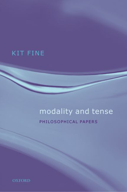 Modality and Tense By Kit Fine 9780199278701 (Hardback)