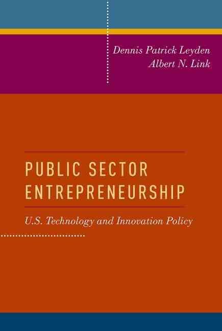 Public Sector Entrepreneurship 9780199313853 (Hardback)