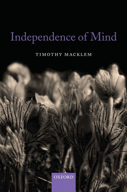 Independence of Mind By Timothy Macklem 9780199535446 (Paperback)